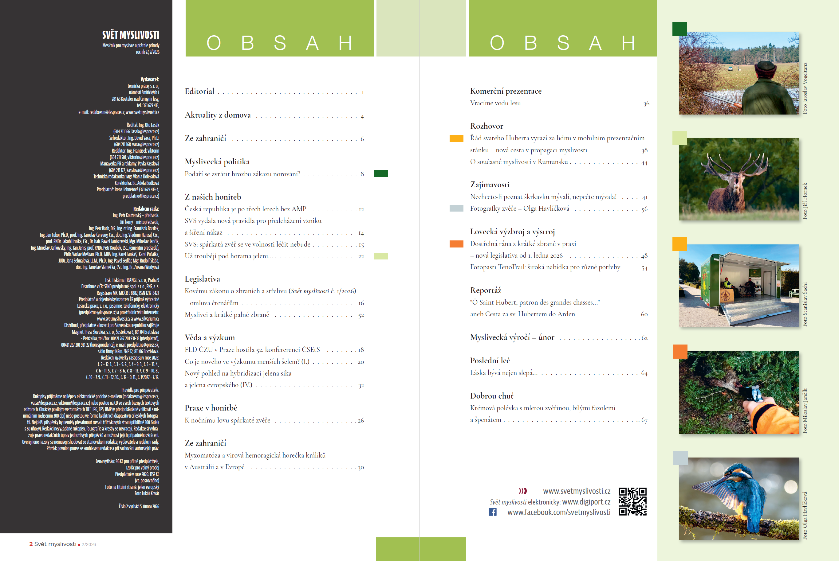 OBSAH AKTUÁLNÍHO ČÍSLA: Image